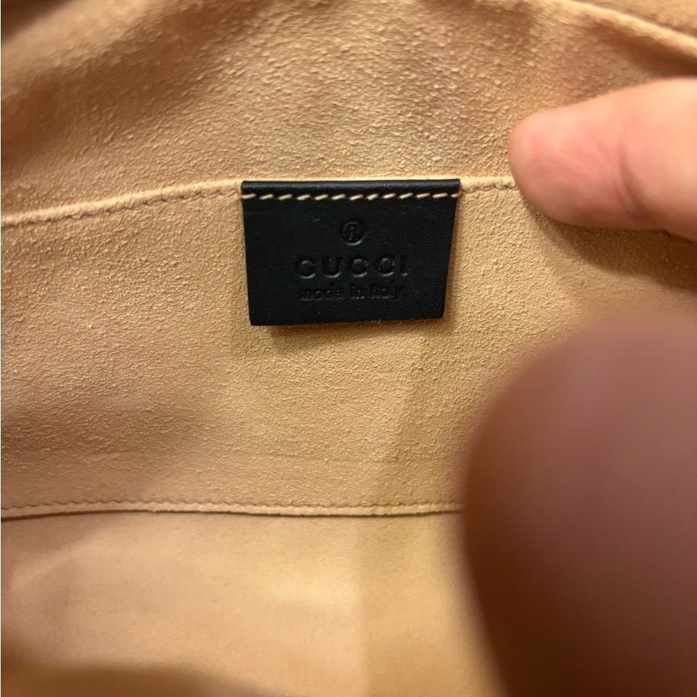 ANOTHER ONE! SOLD!! NWT’S Gucci Ophidia Small Belt Bag in Hibiscus Red Suedem - Picture 9 of 14